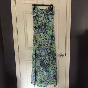 Long women’s strapless dress size 5